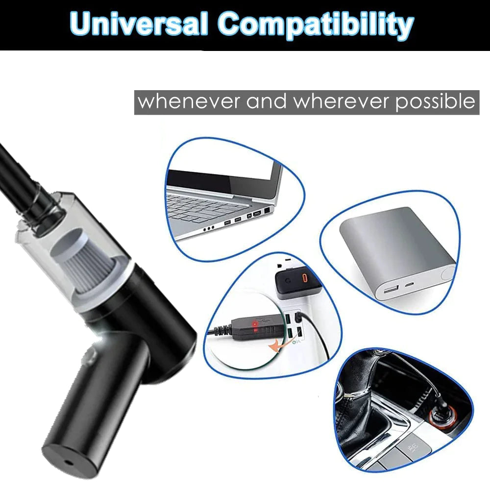 120W Portable Car Vacuum Cleaner